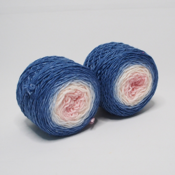 Blossom - 2 x 50g Merino-Sockyarn, sport weight - gradient