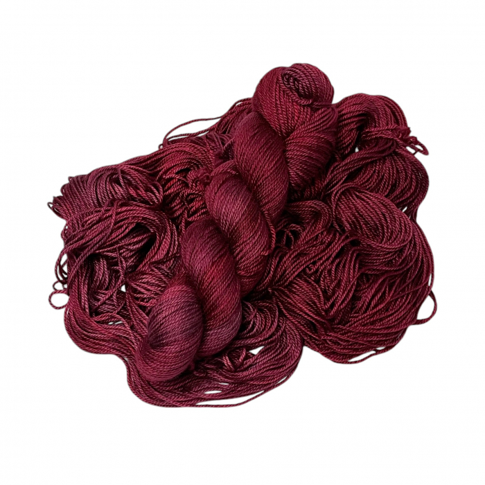 Bordeauxrot - Merino Silk