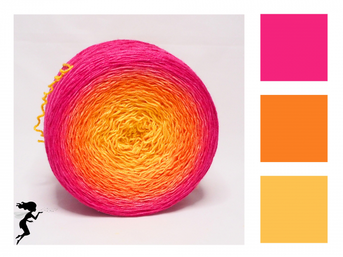 Endless Summer  - 250g/1000m * Farbverlauf 75/25 Merino/Seide - 4-fach