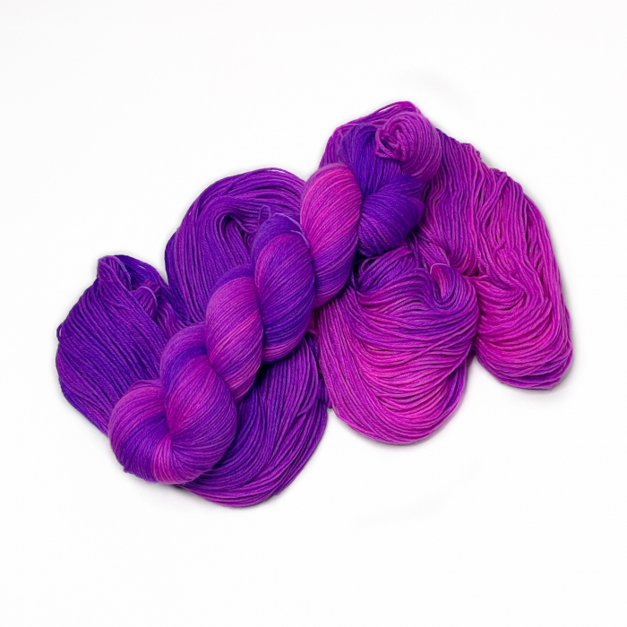 Neon Lila - Merino-Sockenwolle 6-fach