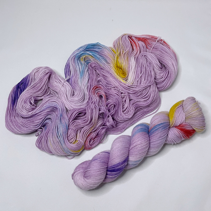 Zarter Amethyst - Merino-Sockenwolle 4-fach