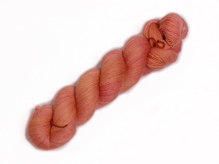 Koralle - handdyed yarn, lace weight, merino single ply
