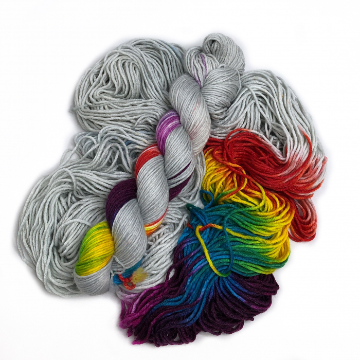 Over the Rainbow - Merino-Sockenwolle 8-fach