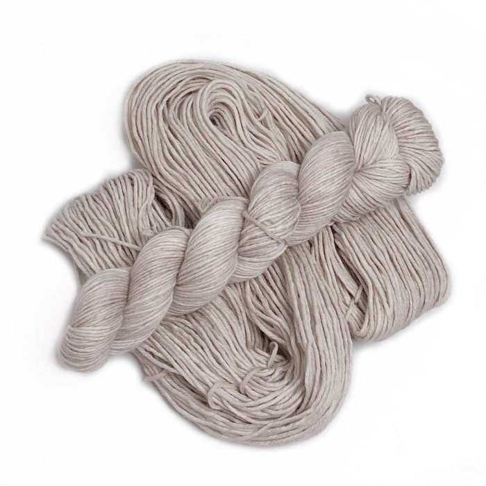 Mist Grey - Merino-Sockenwolle 8-fach
