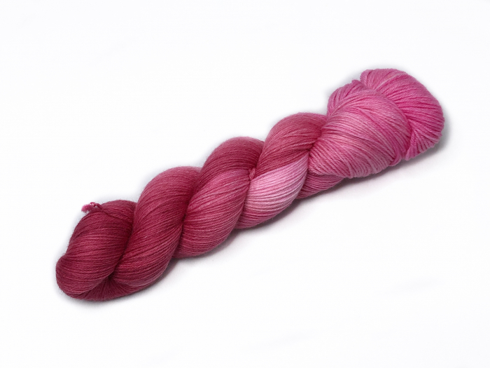 Rosenrot - Merino-Sockenwolle 8-fach