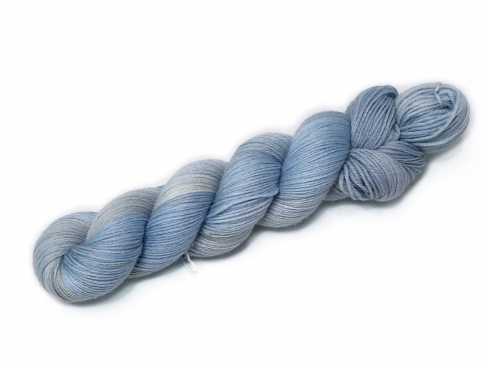 Blue Grey - Merino-Sockyarn, fingering weight