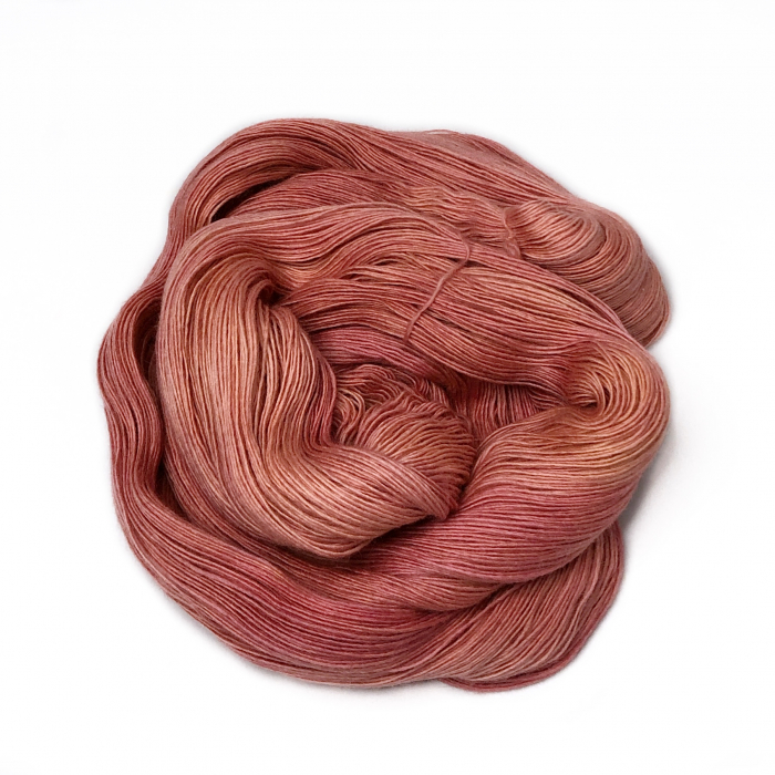 Terracotta - Merino Lace Garn handgefärbt