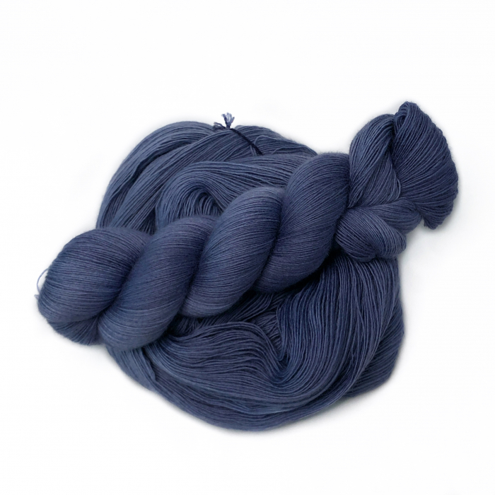 In the Navy - Merino Lace Garn handgefärbt