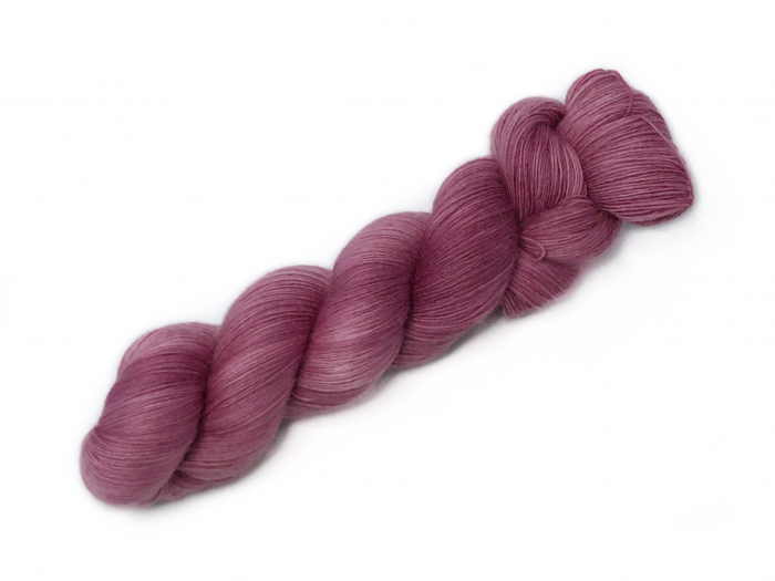 Bloodwood - handdyed yarn, lace weight, merino single ply