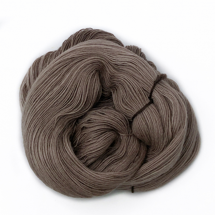 Chocolate Truffles - handdyed yarn, lace weight, merino single ply