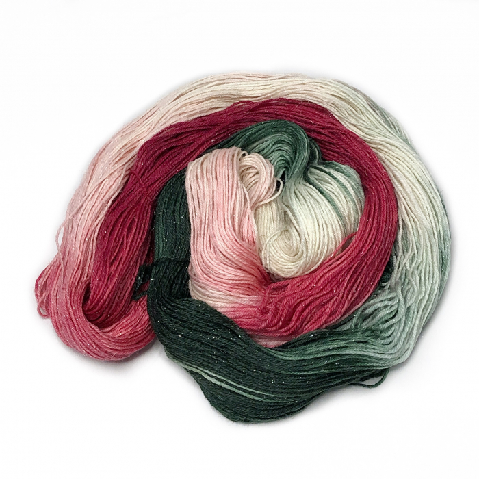 Special edition Christmas - Merino-Sockyarn, fingering weight with glitter effect