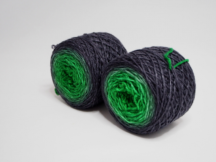 Magic Emerald - 2 x 50g Merino-Sockenwolle 6-fach - Farbverlauf