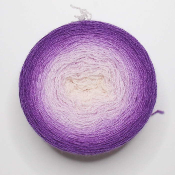 Magic Purple* Farbverlauf Merino/Seide - Lace