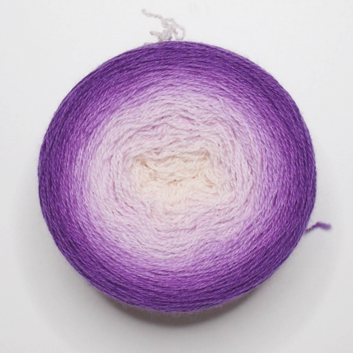 Magic Purple* Gradient yarn Merino - Lace