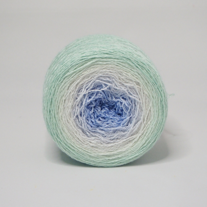 Sweet Mint - gradient yarn merino/silk lace weight