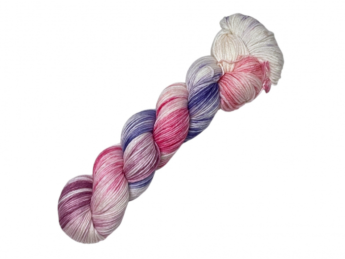 Harmonische Hyazinthe - 100g Merino-Sockenwolle 6-fach, handgefärbt