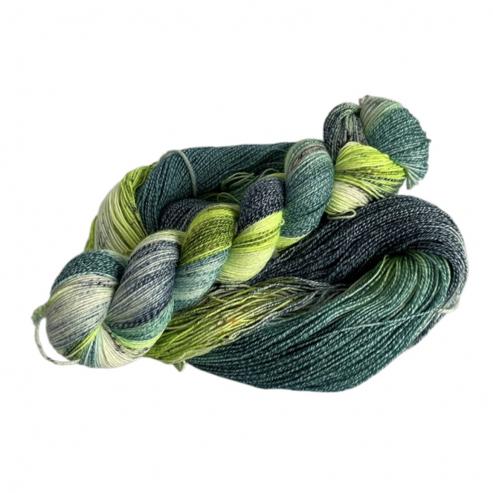 Neon Stranger - Merino Baumwolle Sockenwolle 4-fach