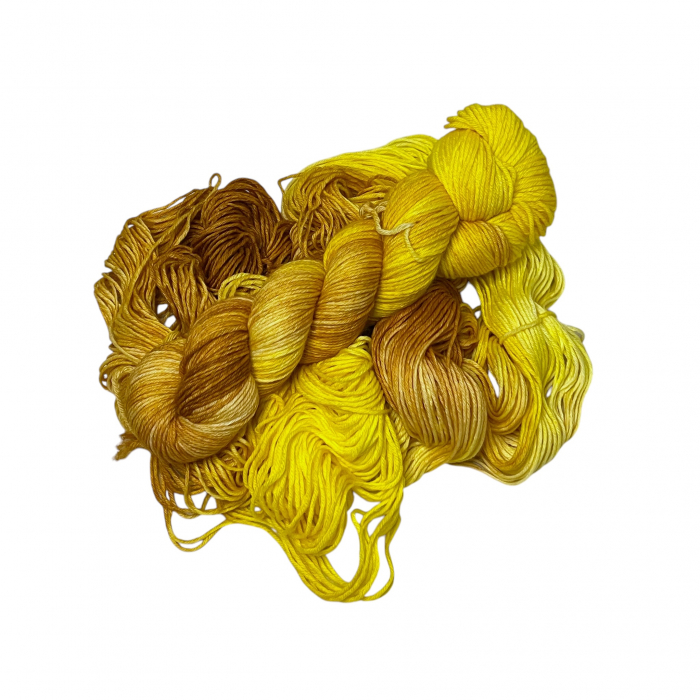 Schöner Sommertraum - 100g Merino-Sockenwolle 6-fach, handgefärbt