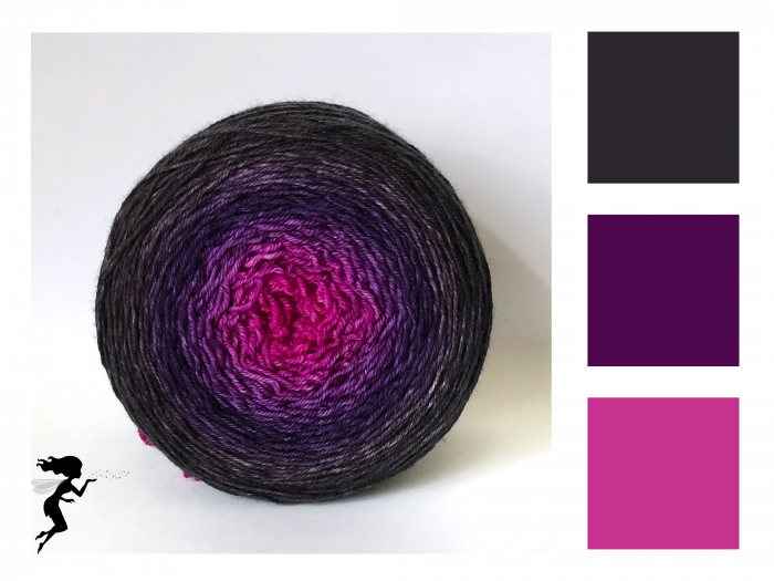 Serenade - gradient yarn merino/silk lace weight
