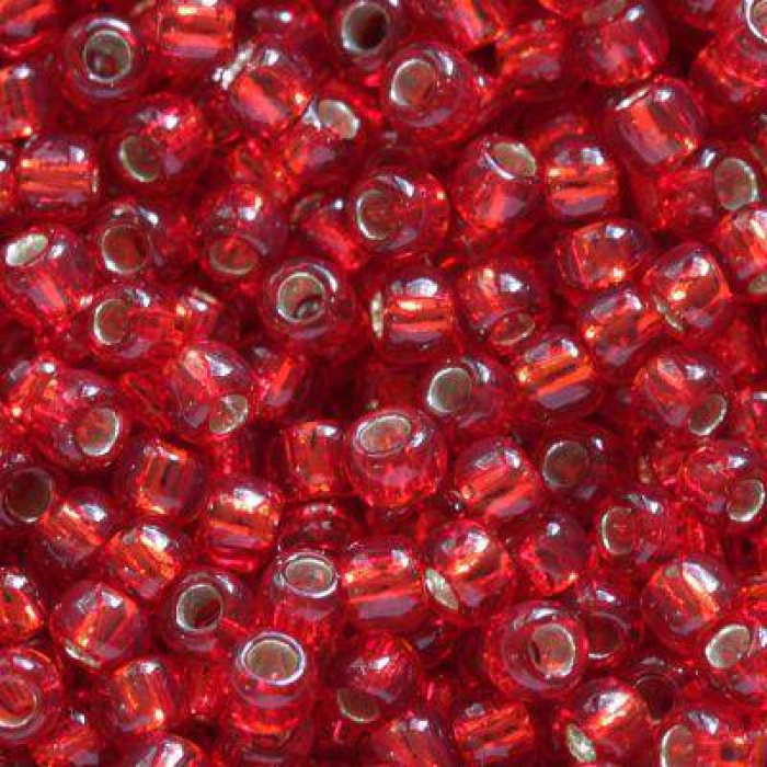 Toho Rocailles Silver Lined Ruby TR-06-25C