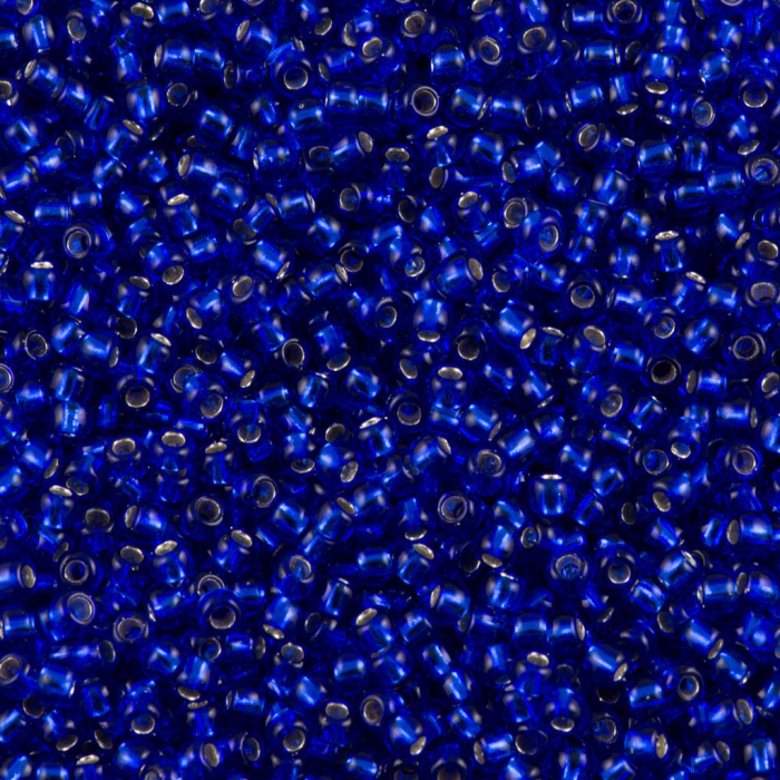 250 g Toho Rocailles Silver Lined Cobalt TR-06-28