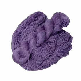 Lavendel - Alpaka Seide Lace Garn handgefärbt