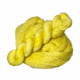 Zitronenfalter - Alpaka Seide Lace Garn handgefärbt