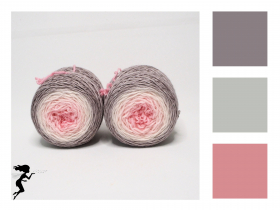 Romance - 2 x 75g Merino-Sockyarn, sport weight - gradient